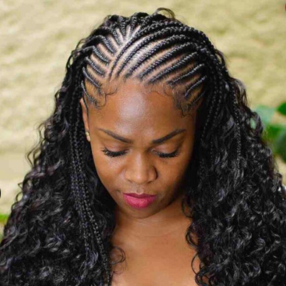32" Fulani Boho Box Braids 360 Ultra Soft HD Lace Wig - Picture 1 of 14
